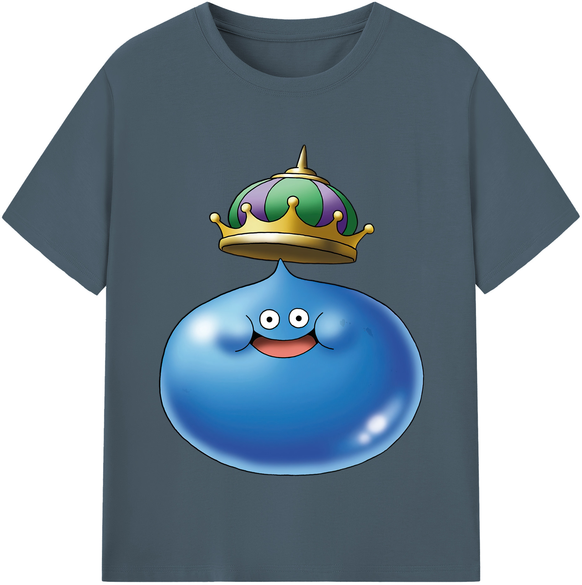 （画像用） ドラゴンクエスト Doragon Kuesuto Dragon Quest 綿100％半袖Tシャツ（フロントプリント）